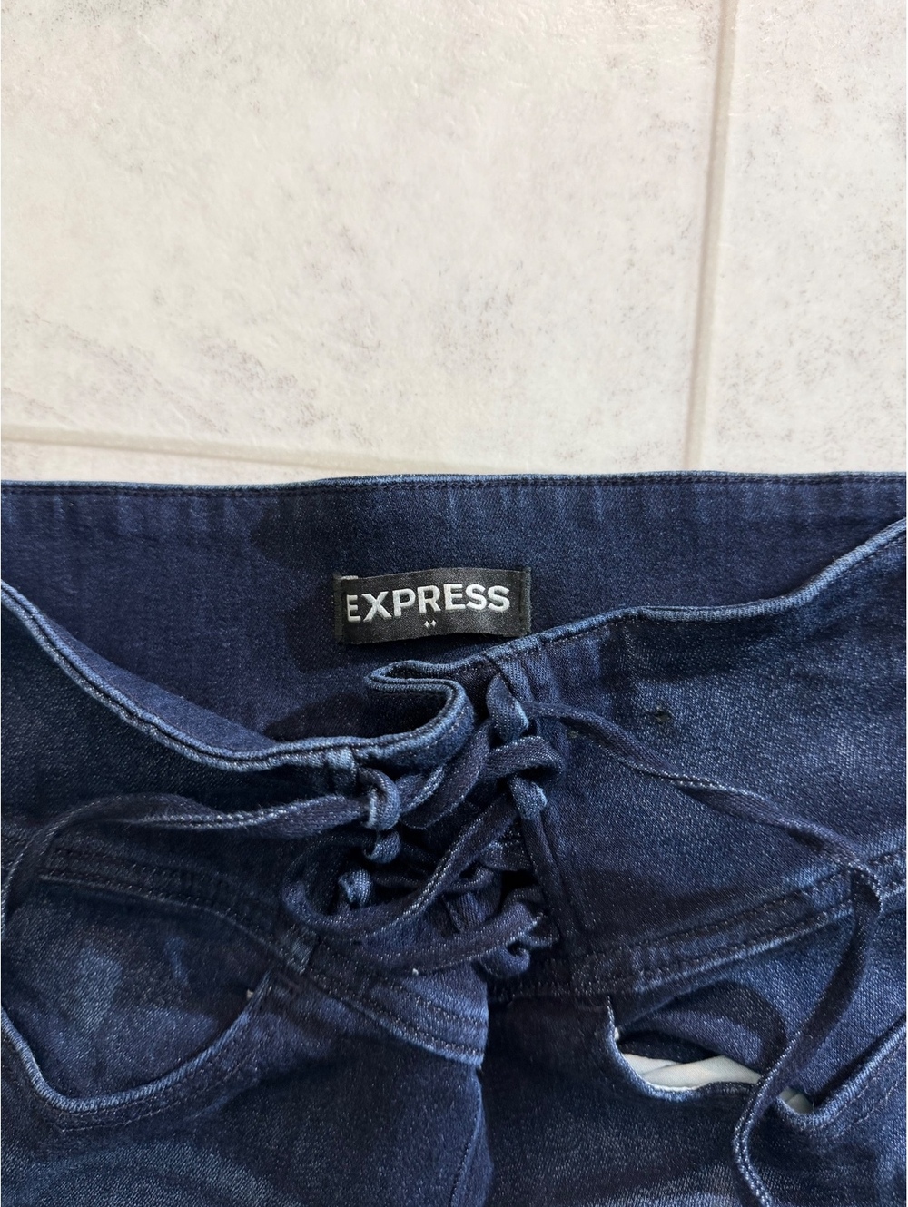 Express High Rise Legging Jeans Size 2 - Picture 3 of 5